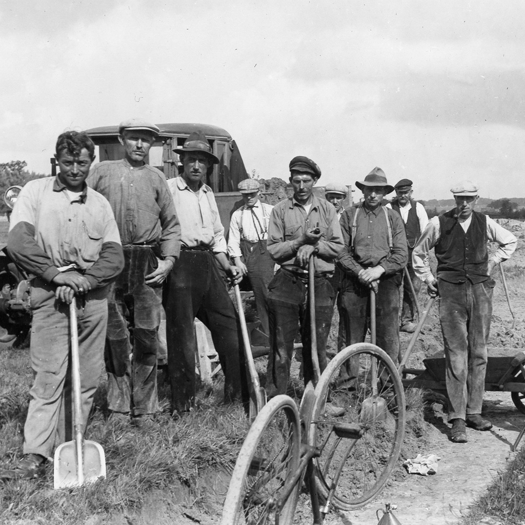 Grondwerk villapark Helpman, rond 1925